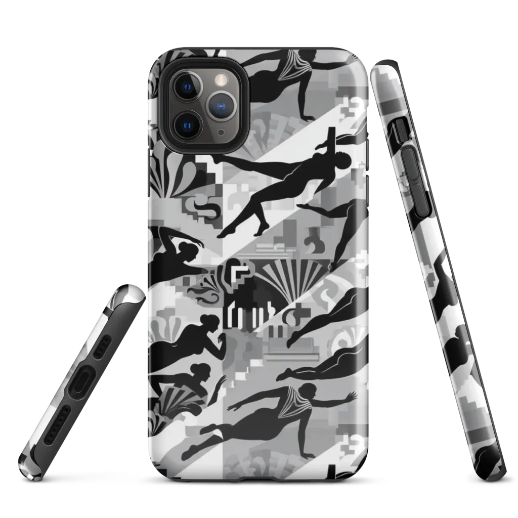 Deco Divers on Tough Case for iPhone® — Front