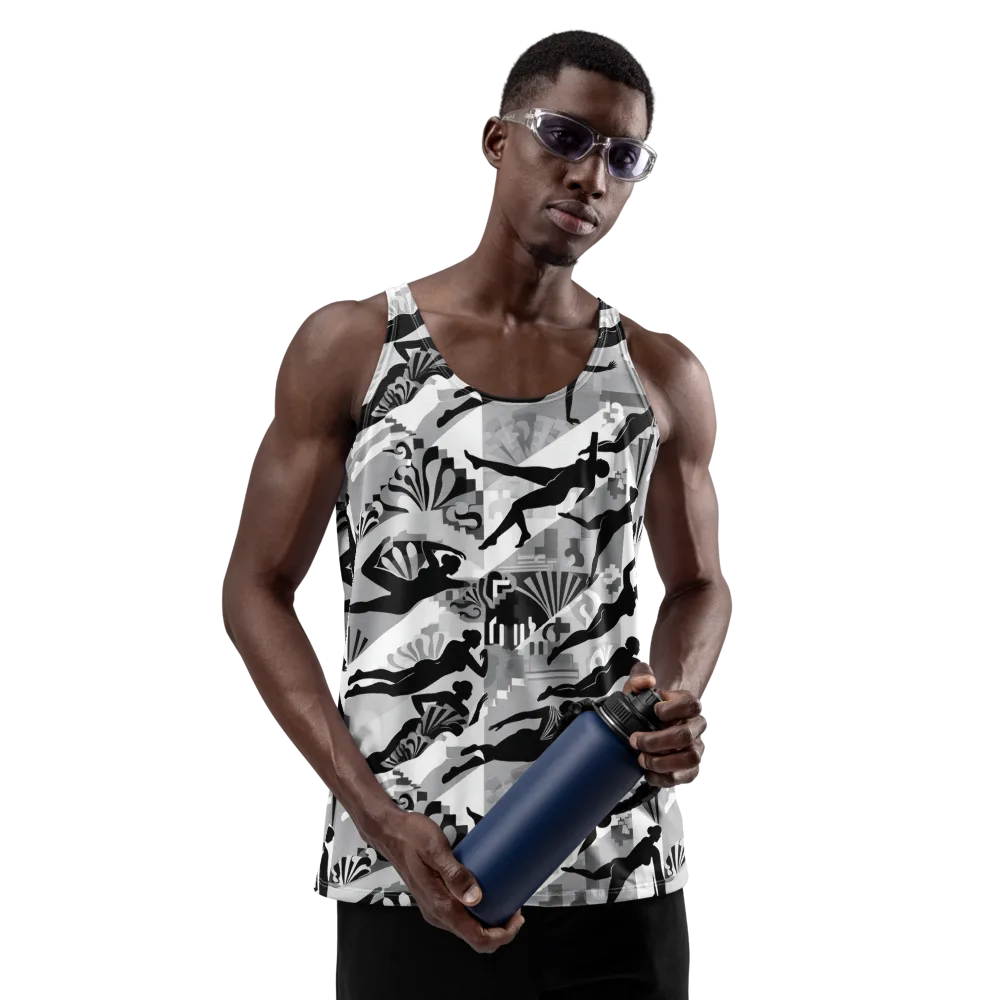 Deco Divers on Men's Tank Top — Front