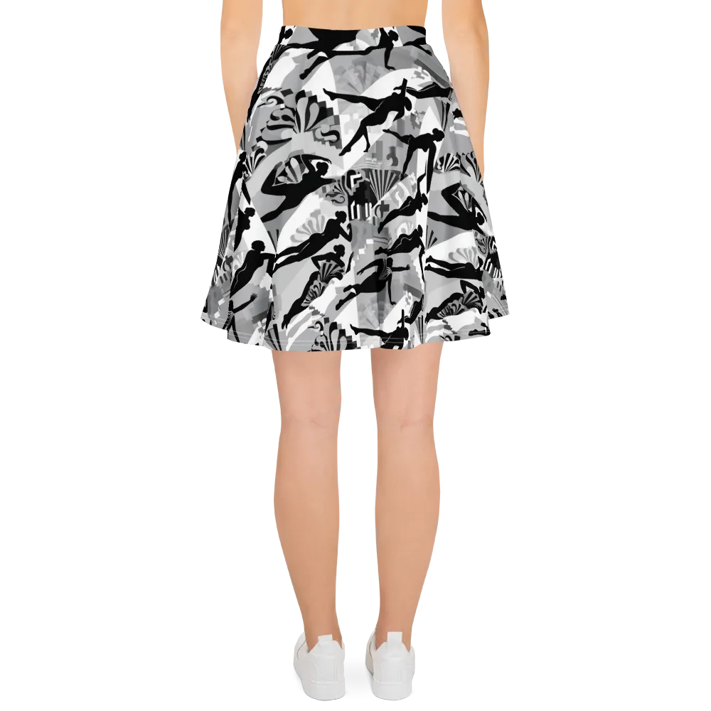 Deco Divers on Skater Skirt — Back