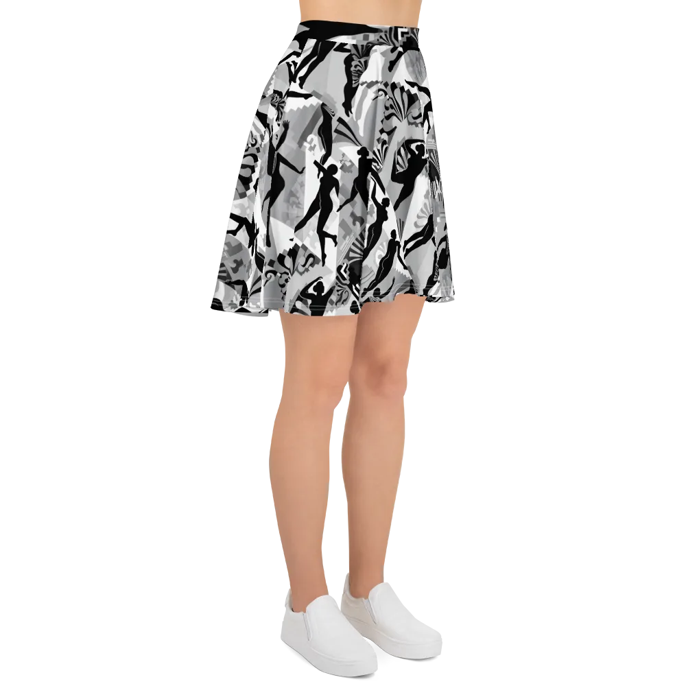 Deco Divers on Skater Skirt — Right