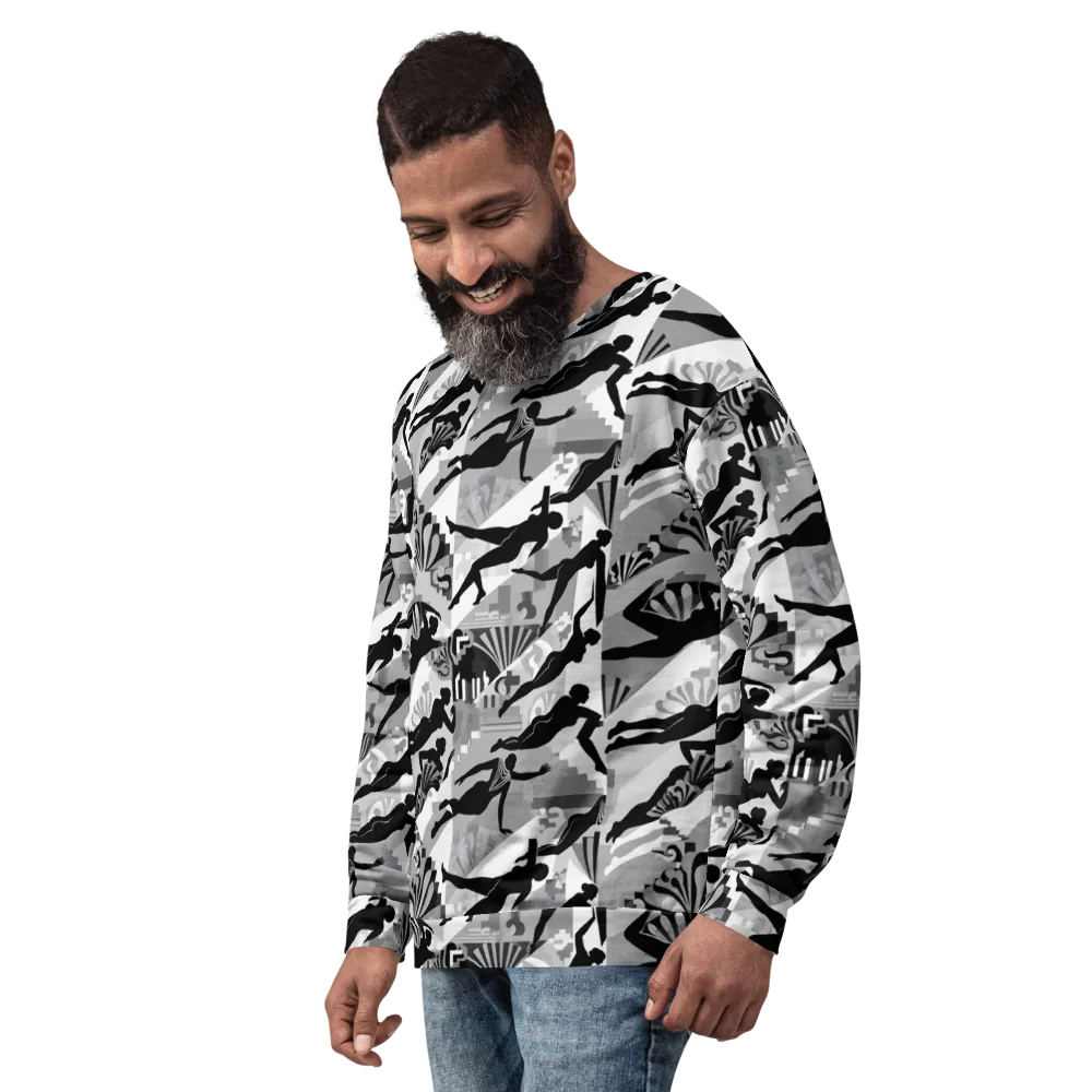 Deco Divers on Sweatshirt — Left Front