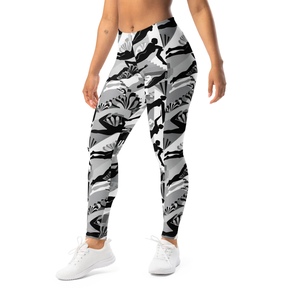 Deco Divers on Leggings — Left Front