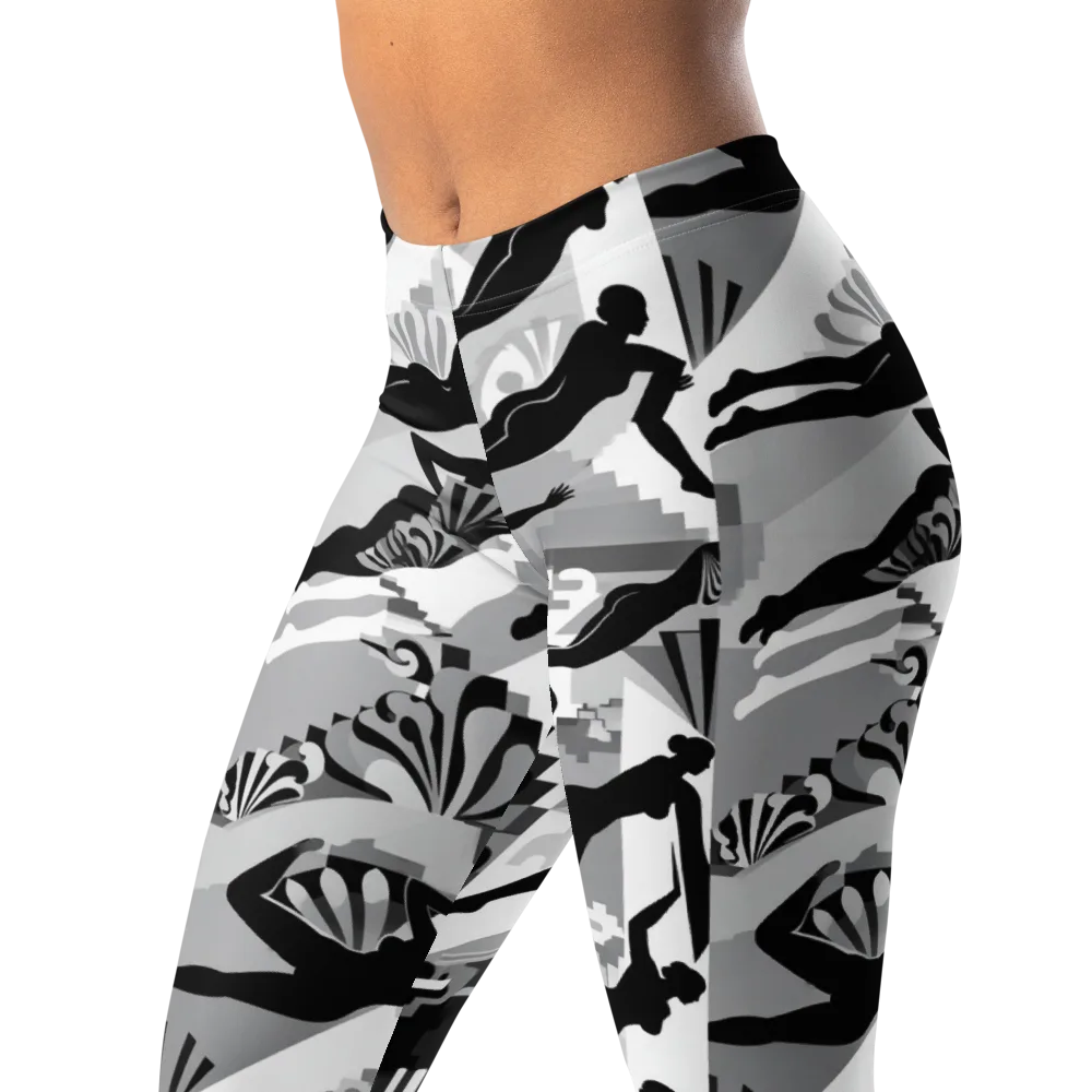 Deco Divers on Leggings — Left Front