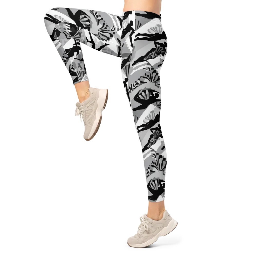 Deco Divers on Leggings — Left