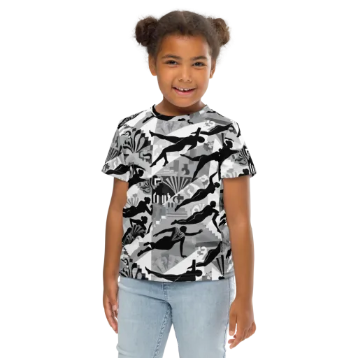Deco Divers on a Kids Crew Neck T-Shirt