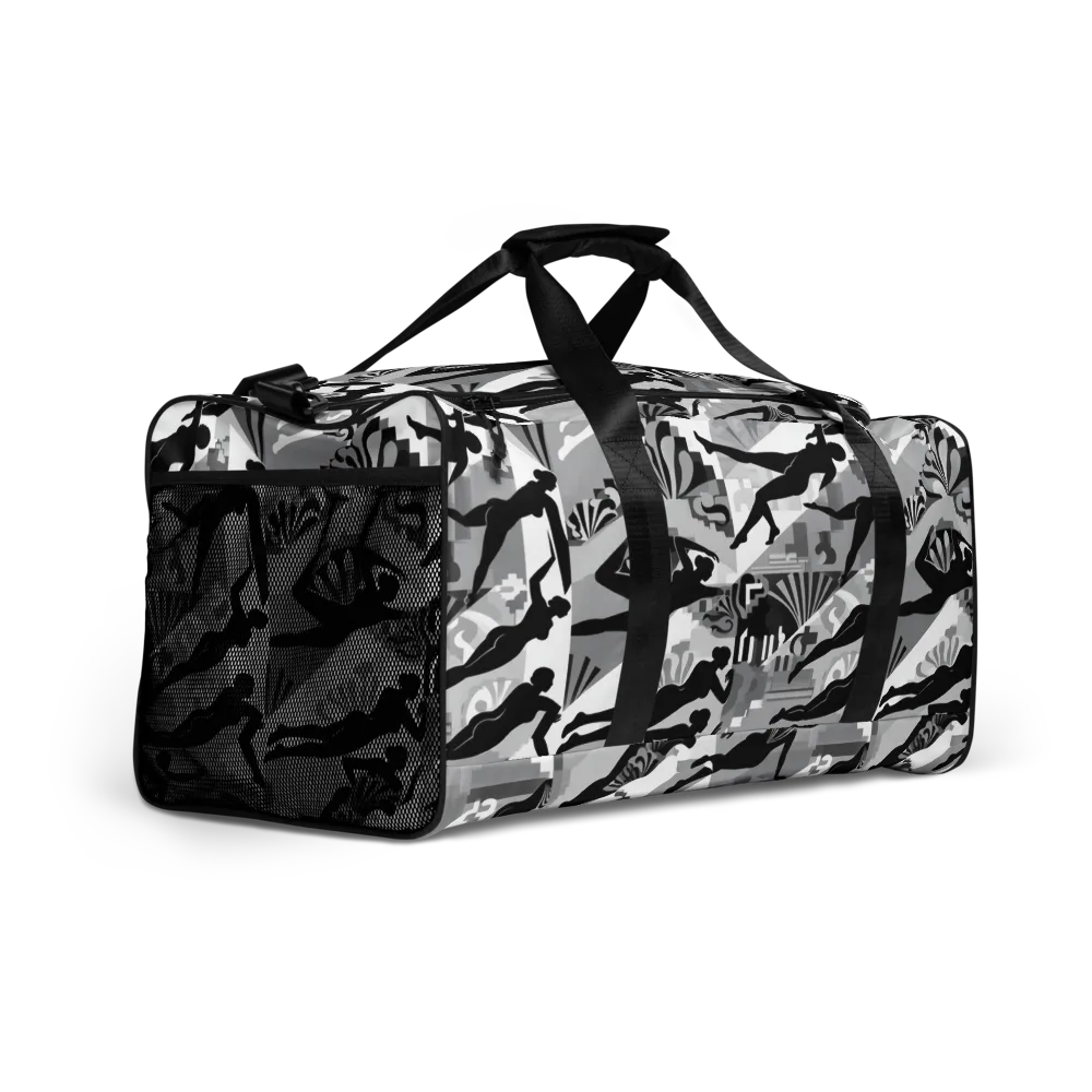 Deco Divers on Duffle Bag — Right Front