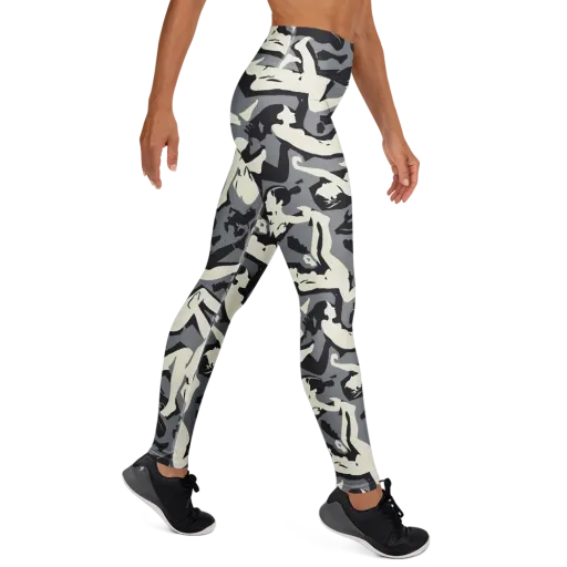 Midnight Figure Study on a Yoga Leggings