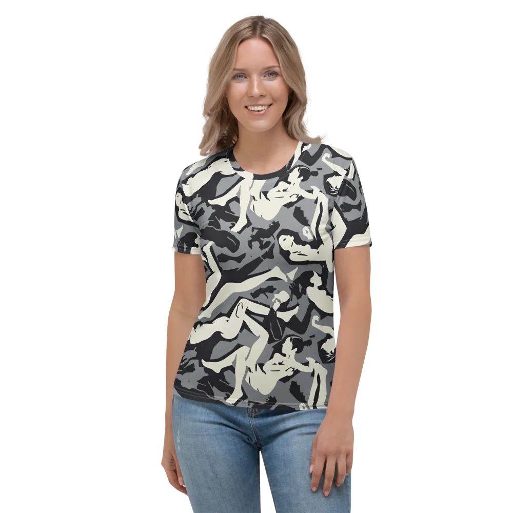 Midnight Figure Study on Women's Crew Neck T-Shirt — Front