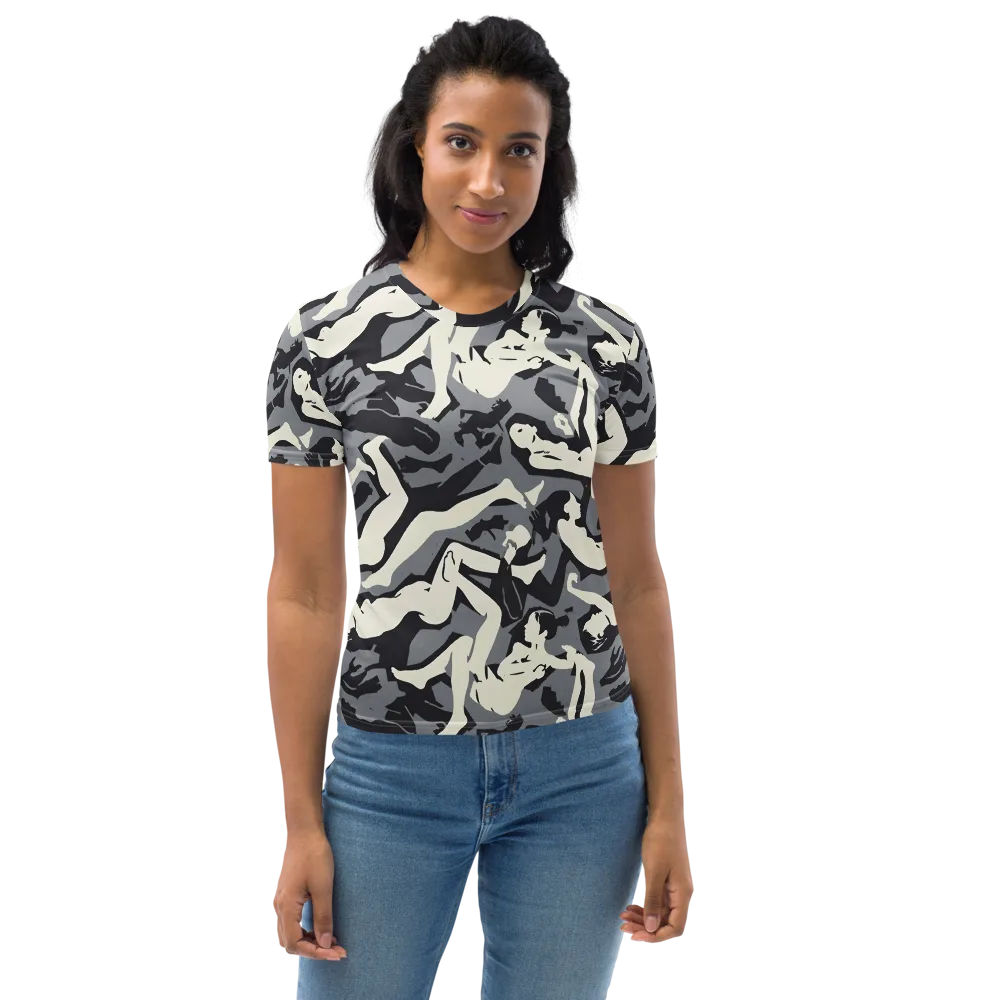 Midnight Figure Study on Women's Crew Neck T-Shirt — Front