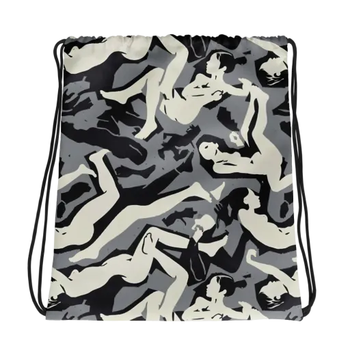 Midnight Figure Study on a Drawstring Bag