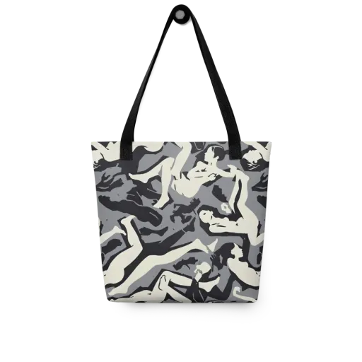 Midnight Figure Study on a Tote Bag