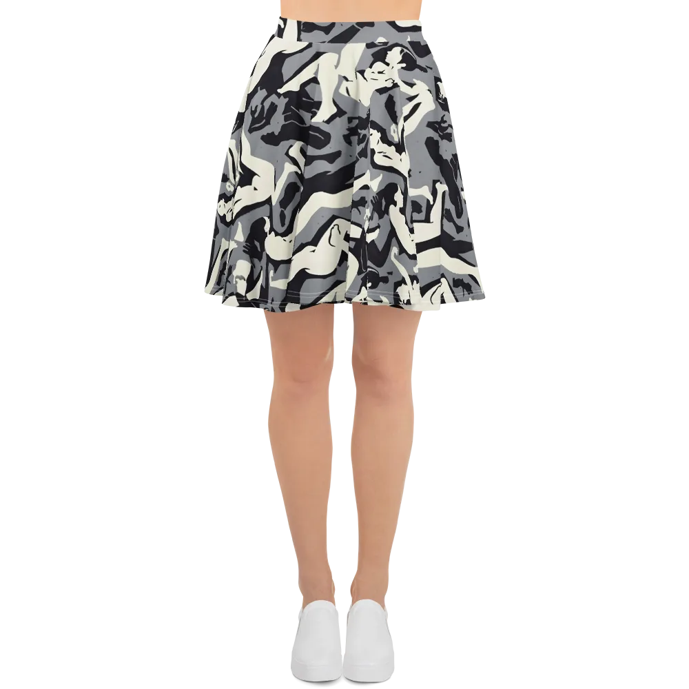 Midnight Figure Study on Skater Skirt — Front