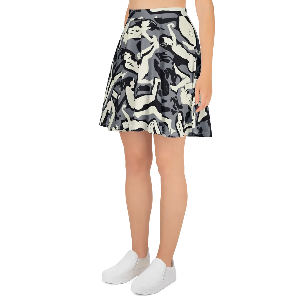 Midnight Figure Study on Skater Skirt — Left