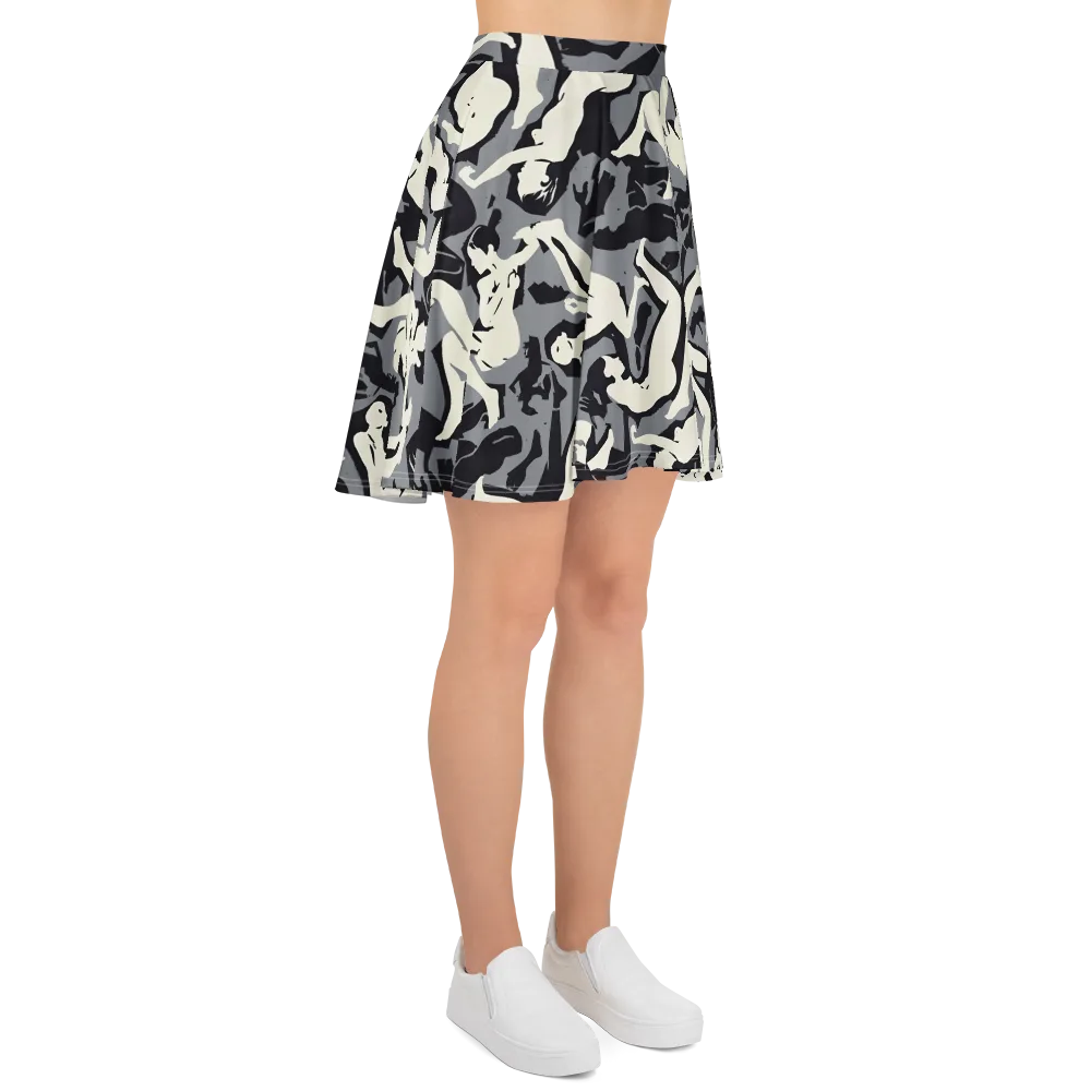 Midnight Figure Study on Skater Skirt — Right