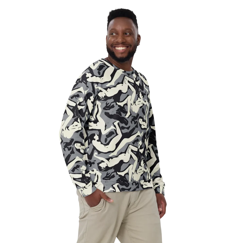 Midnight Figure Study on Sweatshirt — Front