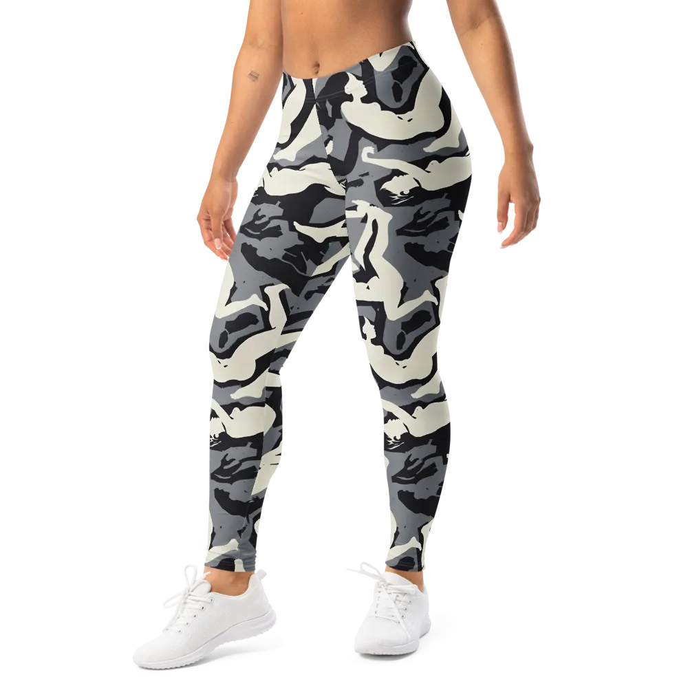 Midnight Figure Study on Leggings — Left Front