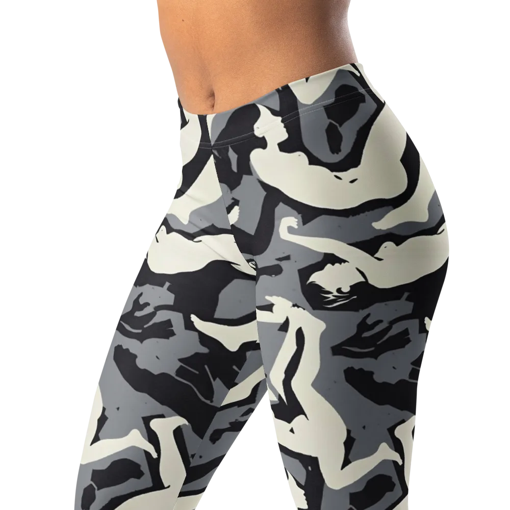 Midnight Figure Study on Leggings — Left Front