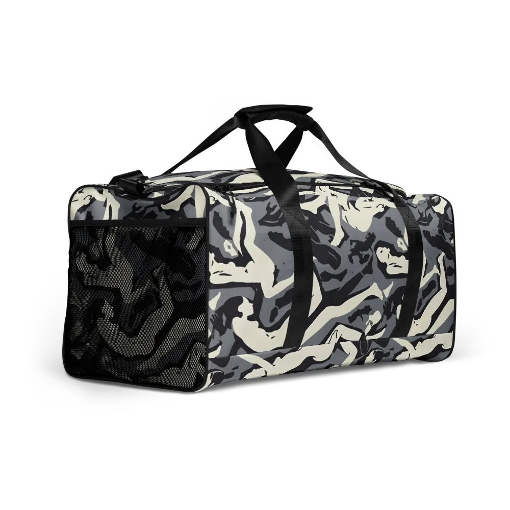 Midnight Figure Study on Duffle Bag — Right Front