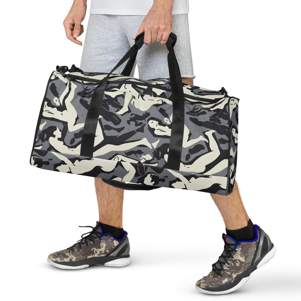 Midnight Figure Study on Duffle Bag — Front