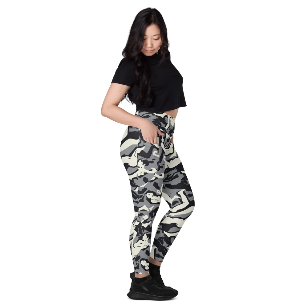 Midnight Figure Study on Leggings with Pockets — Right