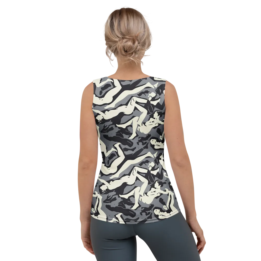 Midnight Figure Study on Women's Tank Top — Back