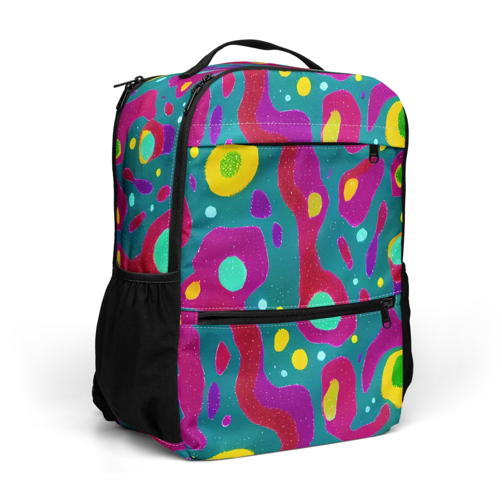Aqua Psyche on Utility Backpack — Right Front