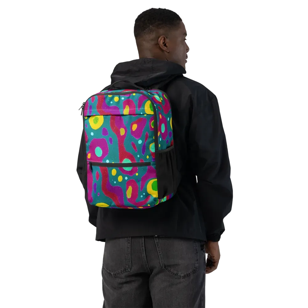 Aqua Psyche on Utility Backpack — Back