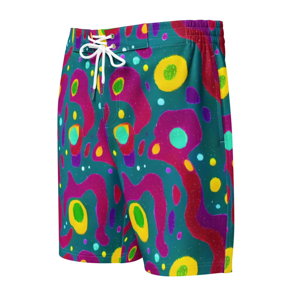 Aqua Psyche on Men's Board Shorts — Front