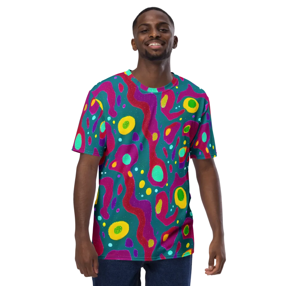 Aqua Psyche on Men's Crew Neck T-Shirt — Front