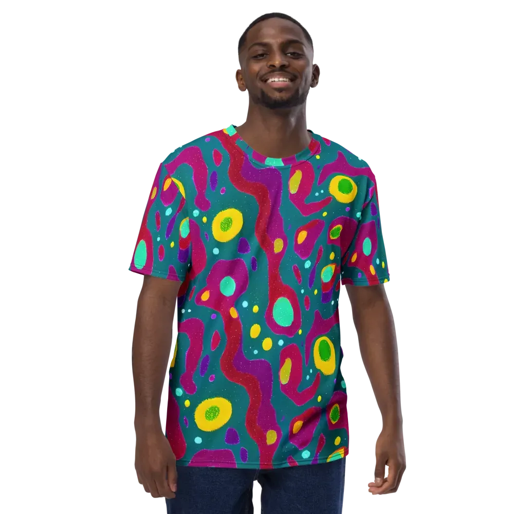 Aqua Psyche on Men's Crew Neck T-Shirt — Front