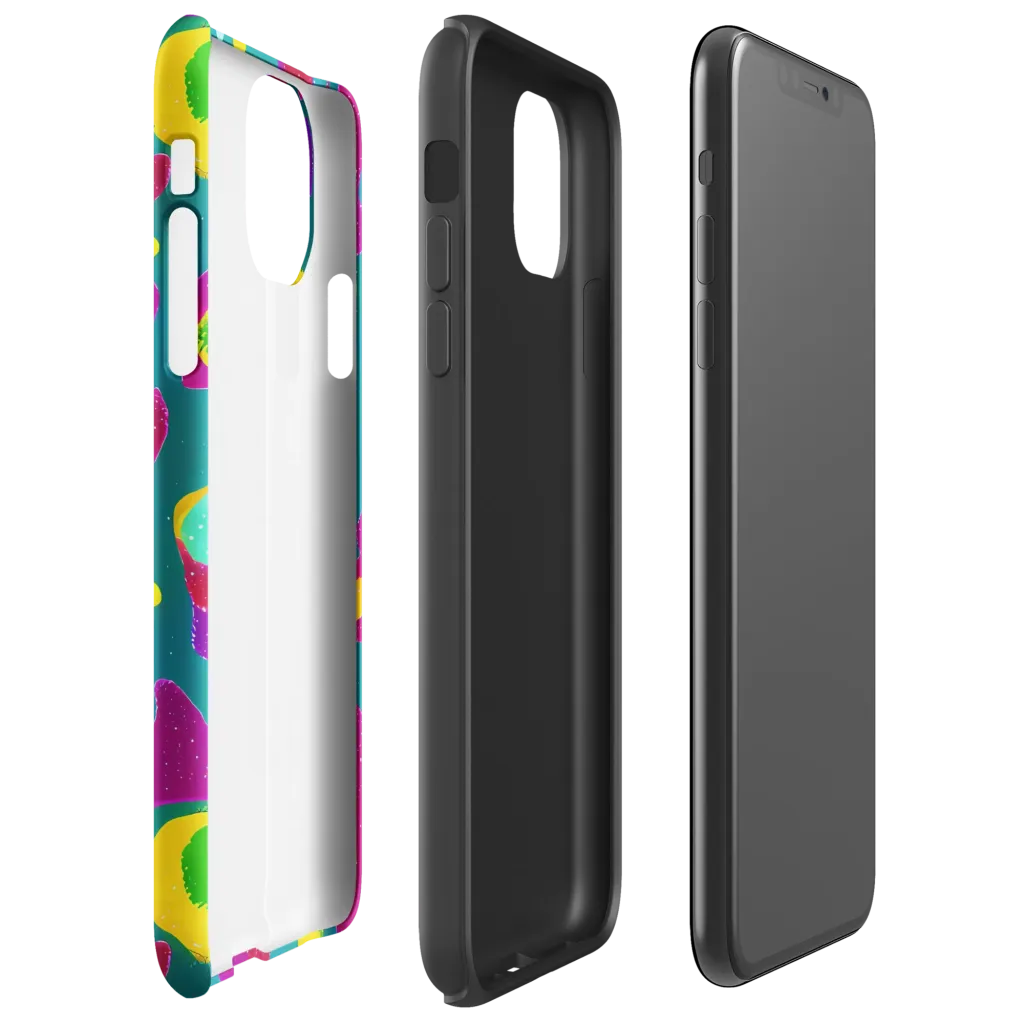 Aqua Psyche on Tough Case for iPhone® — Right