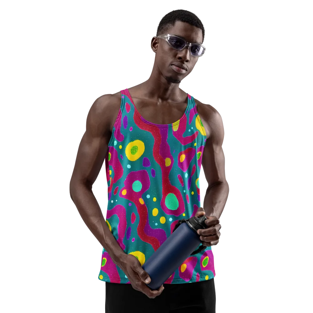 Aqua Psyche on Men's Tank Top — Front