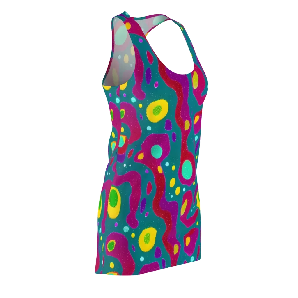 Aqua Psyche on Racerback Dress — Front Side
