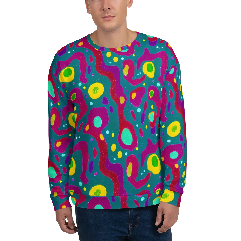Aqua Psyche on Sweatshirt — Front