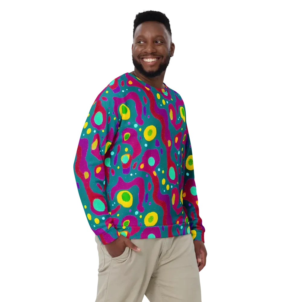 Aqua Psyche on Sweatshirt — Front