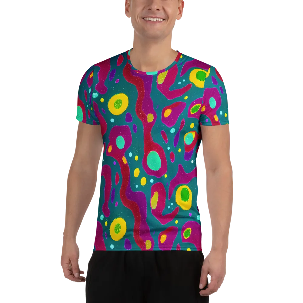 Aqua Psyche on Men's Athletic T-Shirt — Front