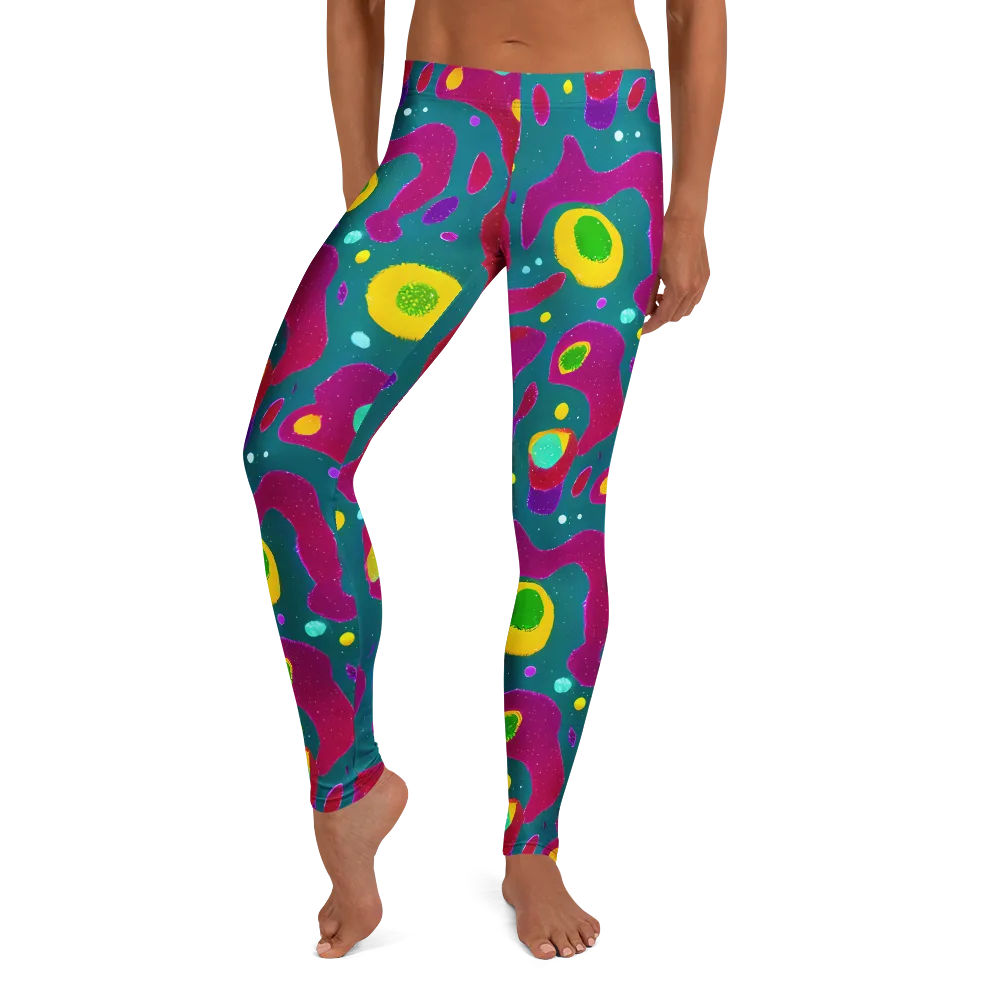 Aqua Psyche on Leggings — Front