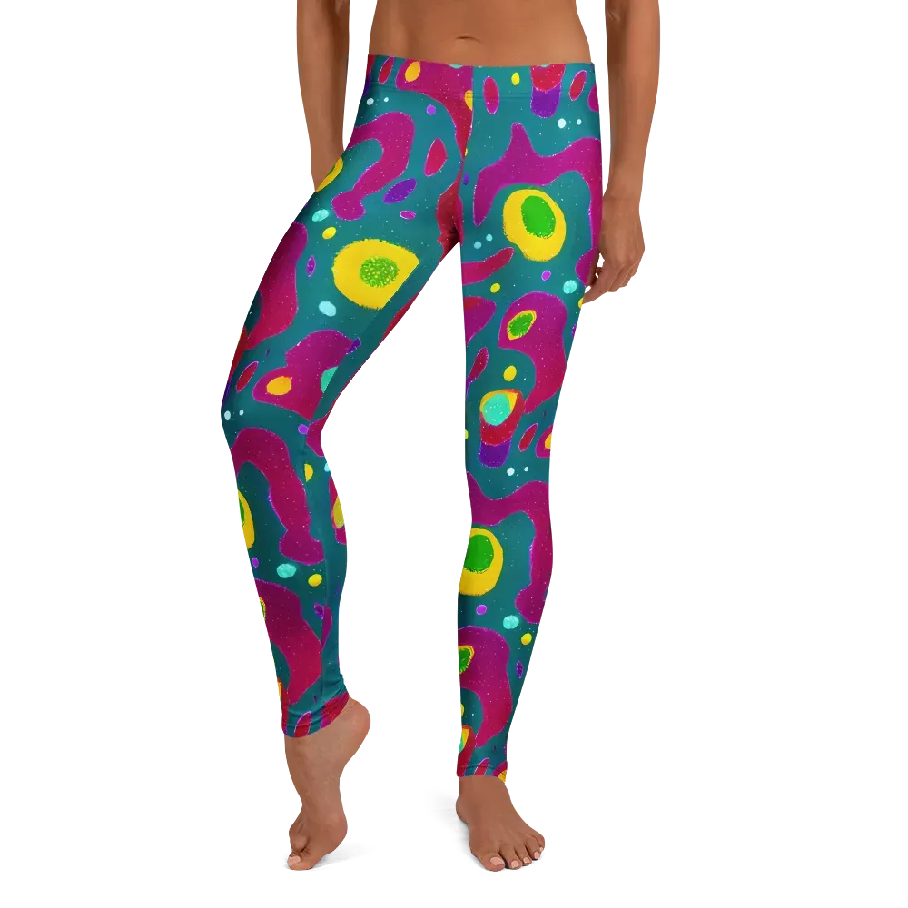 Aqua Psyche on Leggings — Front