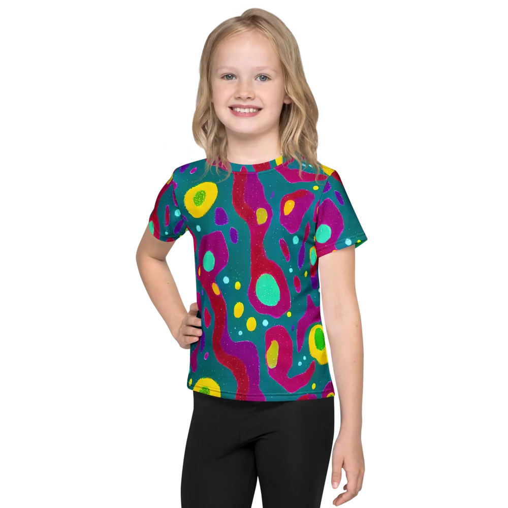 Aqua Psyche on Kids Crew Neck T-Shirt — Front