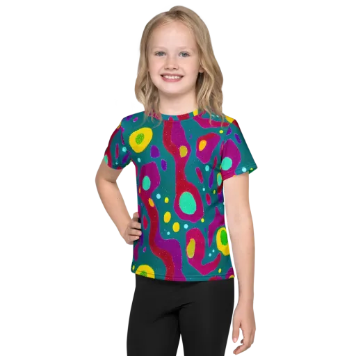 Aqua Psyche on a Kids Crew Neck T-Shirt