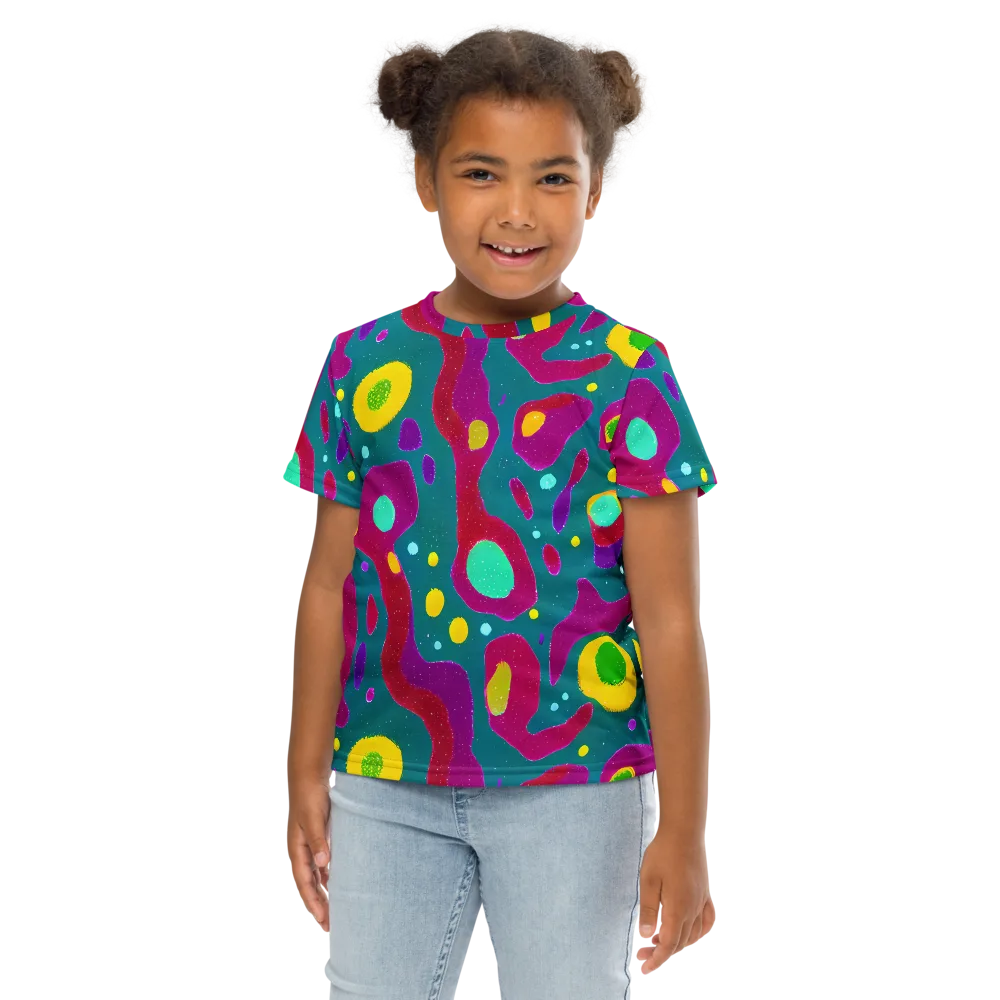 Aqua Psyche on Kids Crew Neck T-Shirt — Front