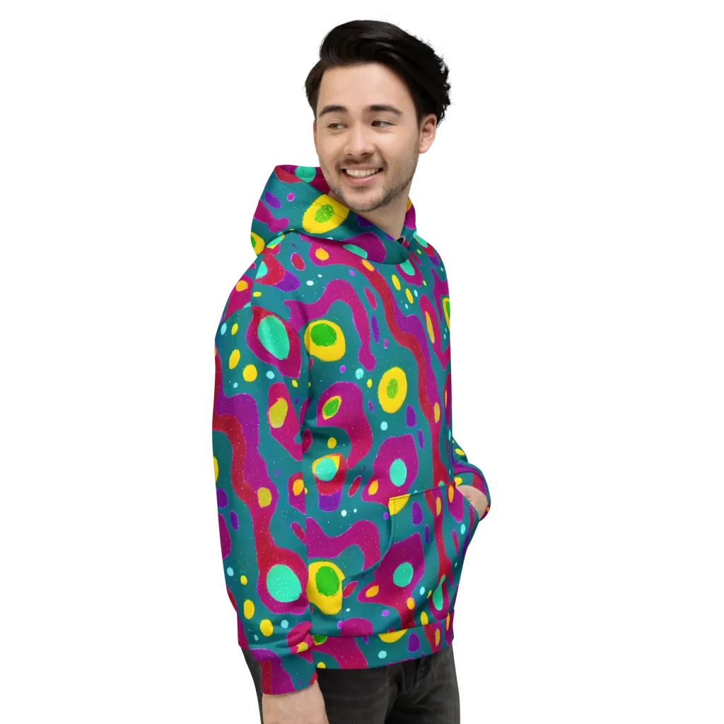 Aqua Psyche on Hoodie — Right