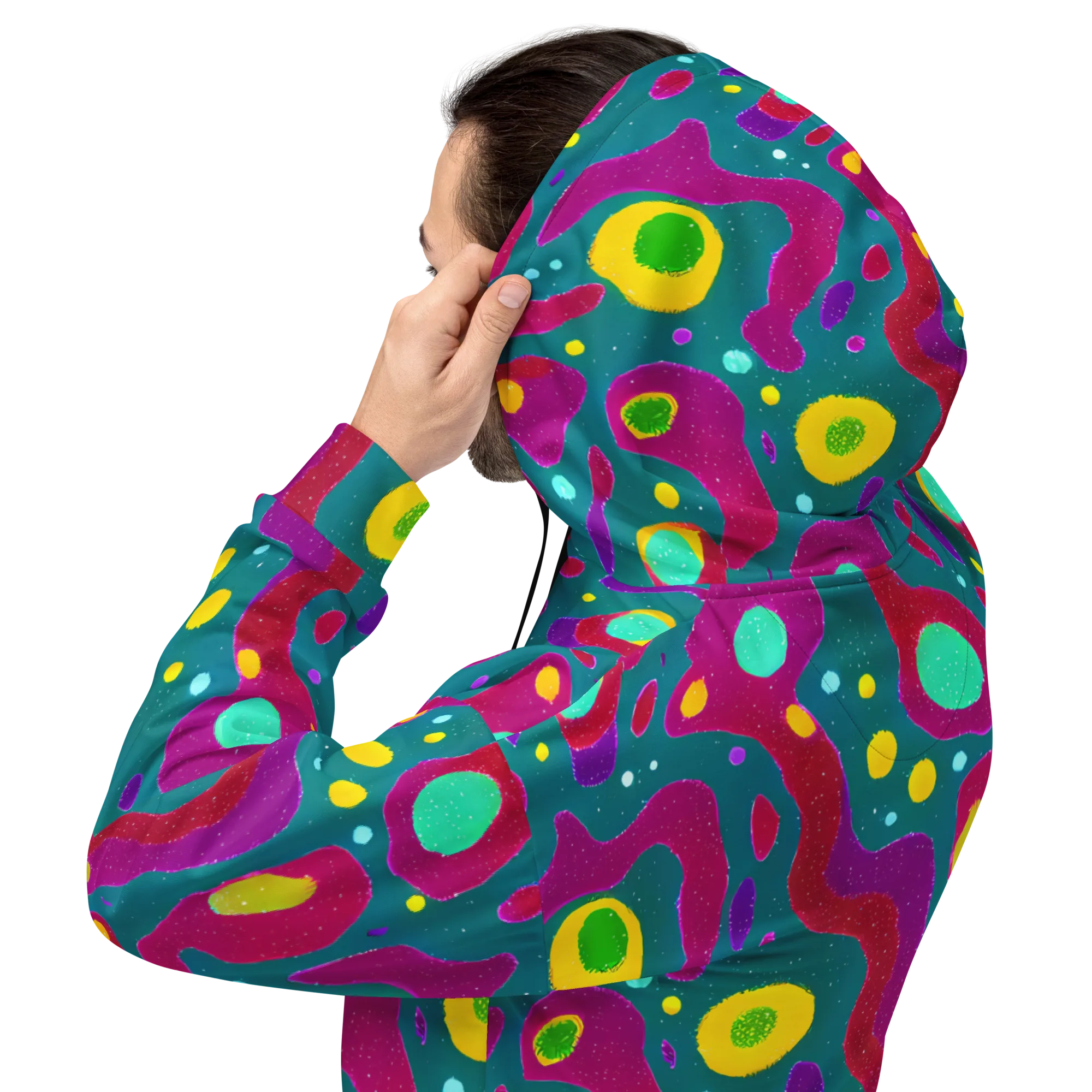 Aqua Psyche on Hoodie — Back