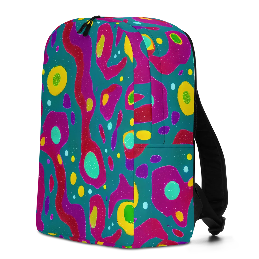 Aqua Psyche on Minimalist Backpack — Left
