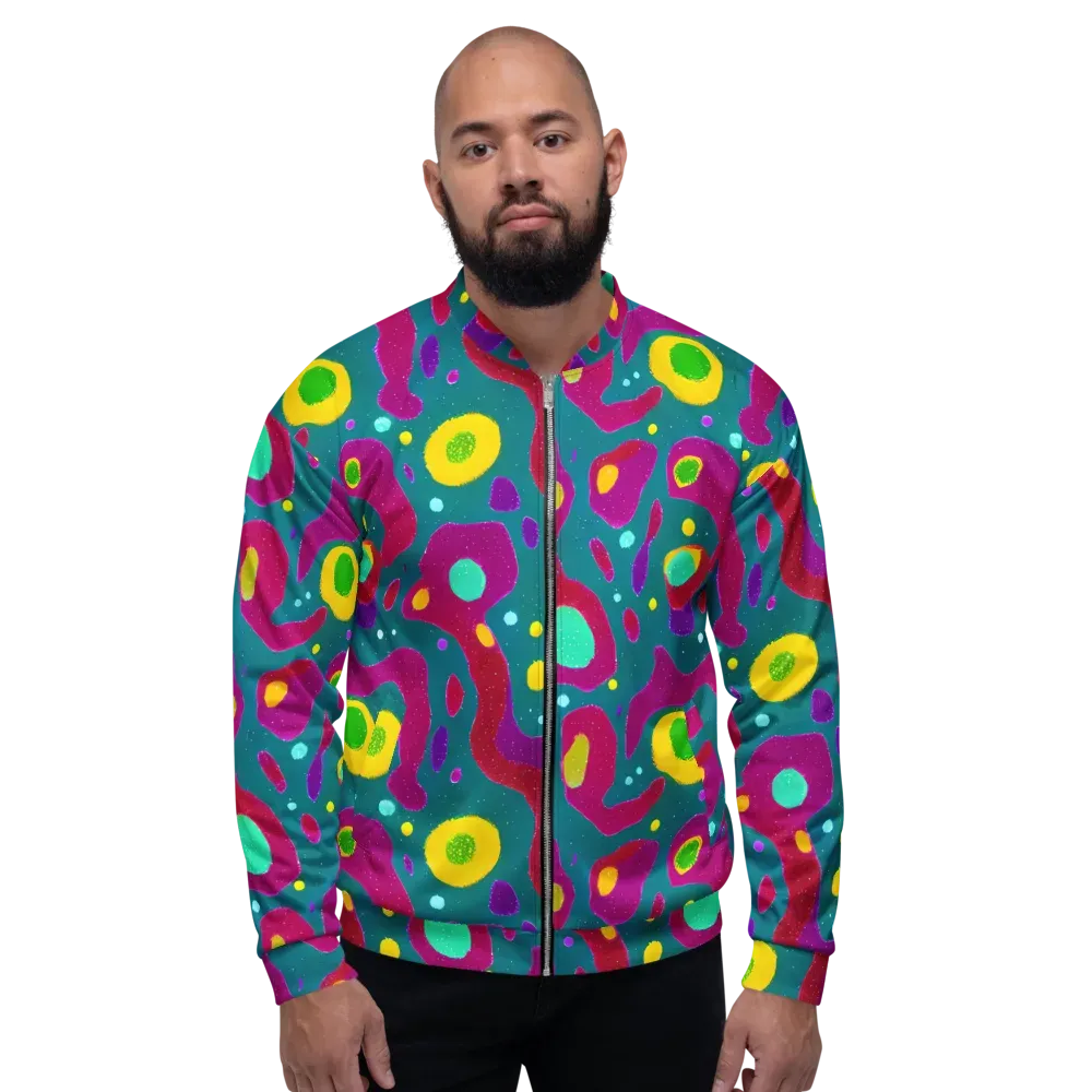 Aqua Psyche on Bomber Jacket — Front