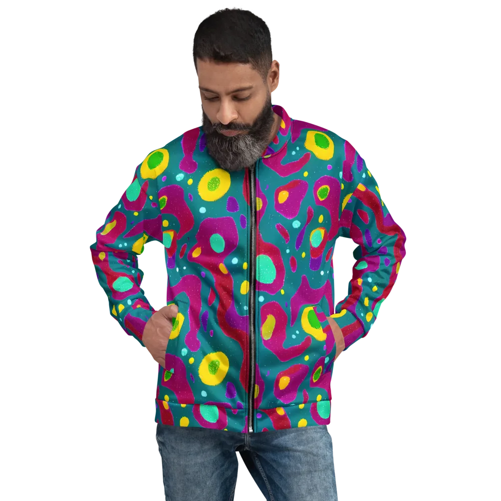 Aqua Psyche on Bomber Jacket — Front