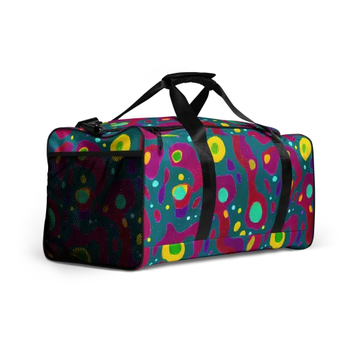 Aqua Psyche on a Duffle Bag