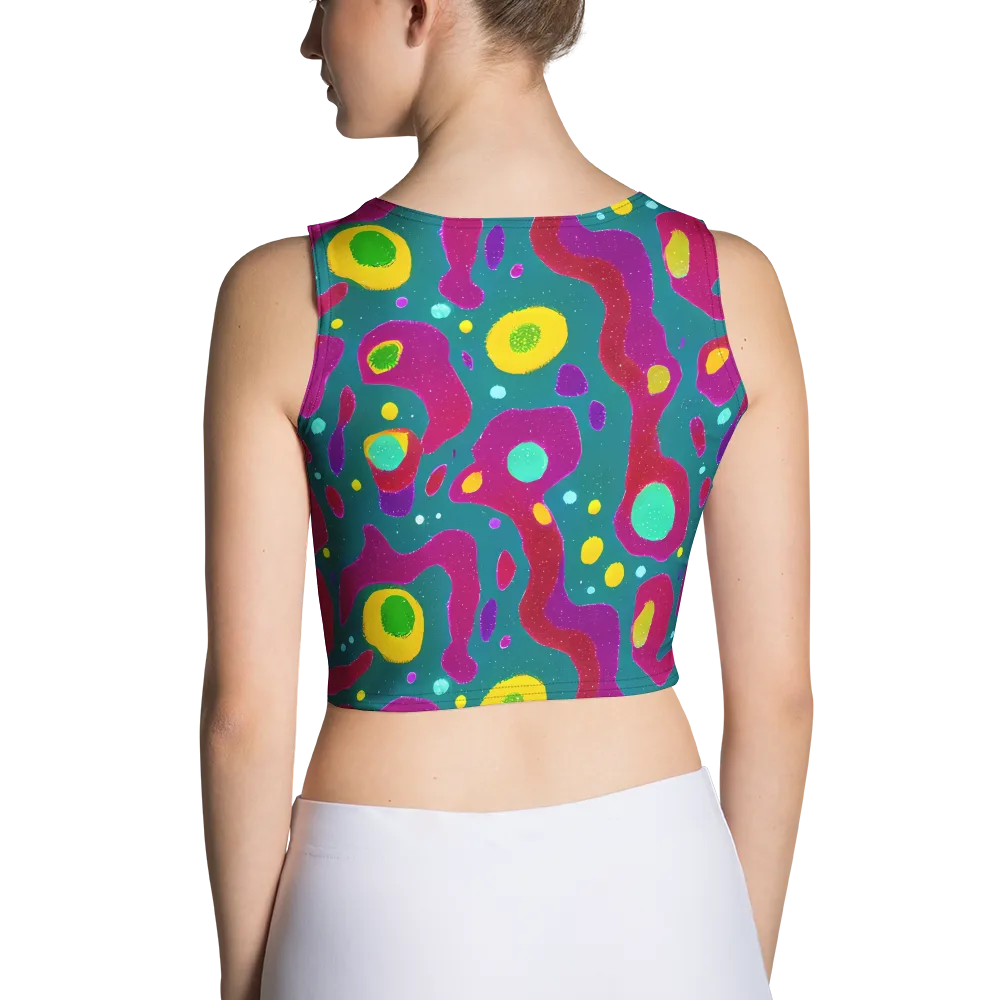 Aqua Psyche on Crop Top — Back