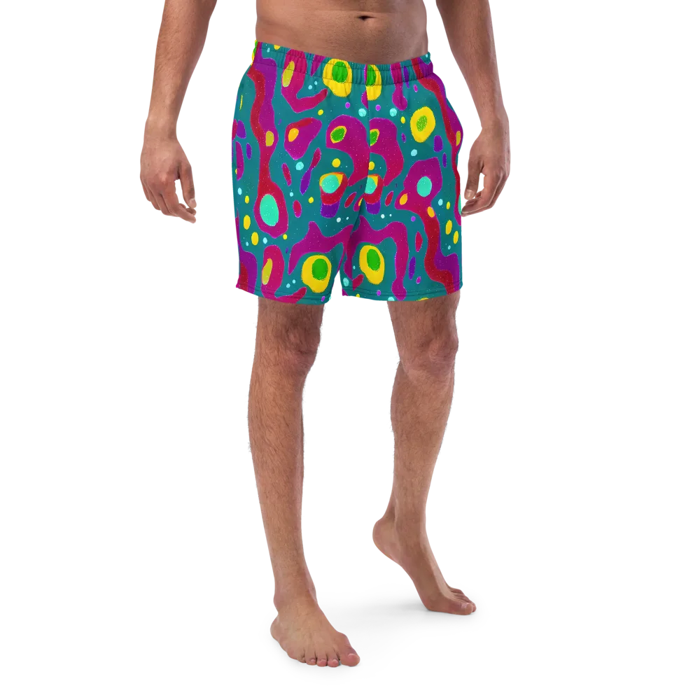 Aqua Psyche on Swim Trunks — Front