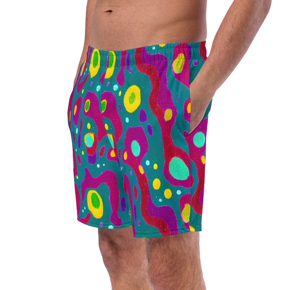 Aqua Psyche on Swim Trunks — Left Front